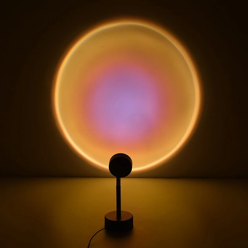 

Sunset Red Projection Night Lights Mobile phone shooting Live Broadcast Background Rainbow LED Lamp For Bedroom Decoration Light