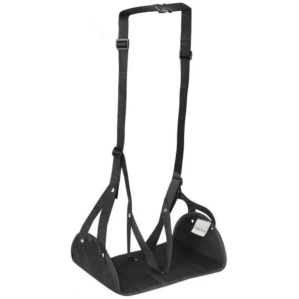 

Leg Hanging Accessories Office Flight Adjustable Height Travel Footrest Improve Circulation Foot Hammock Portable Carry On Pad