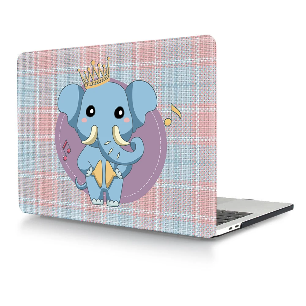 Чехол HRH из твердого поликарбоната с изображением мультяшных животных защитный