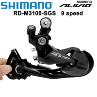 shimano alivio rd m3100 m4000 9 speed rear derailleur sgs long cage shadow rd for mtb bike mountain bike original shimano rd