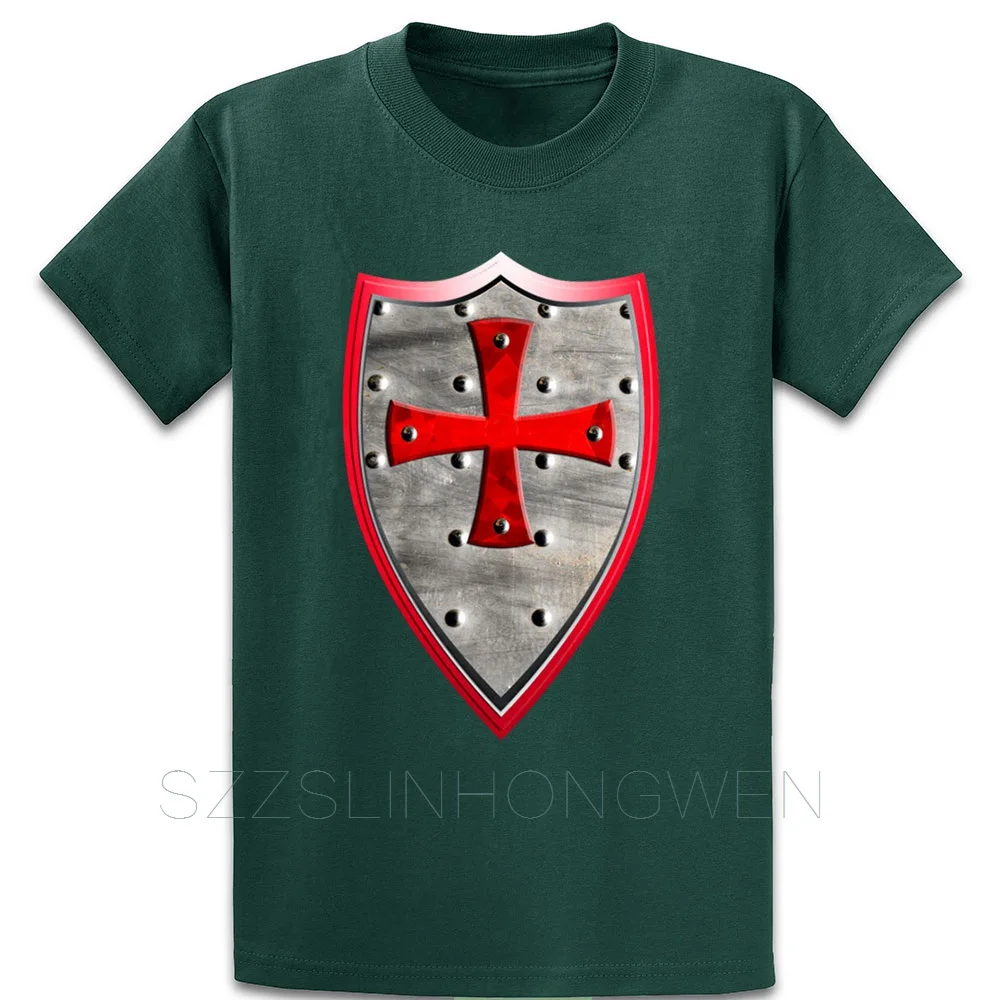 Рыцари тамплиеры Crusaders Shield крест оружие щит футболка для отдыха новый стиль