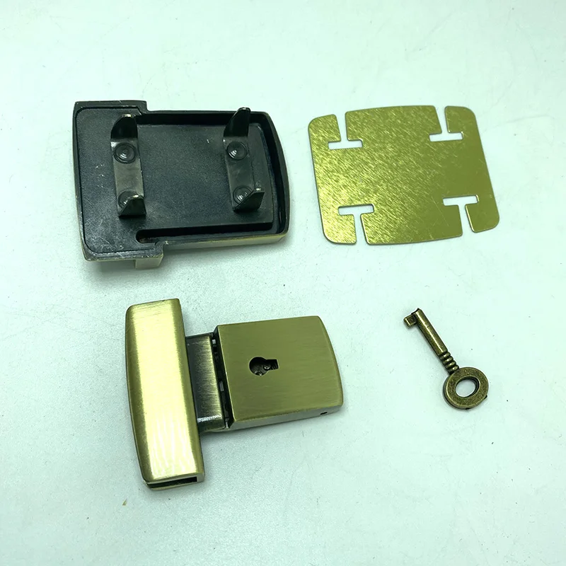 Высокое качество оптовая цена металла пресс-замок с ключом для портфель