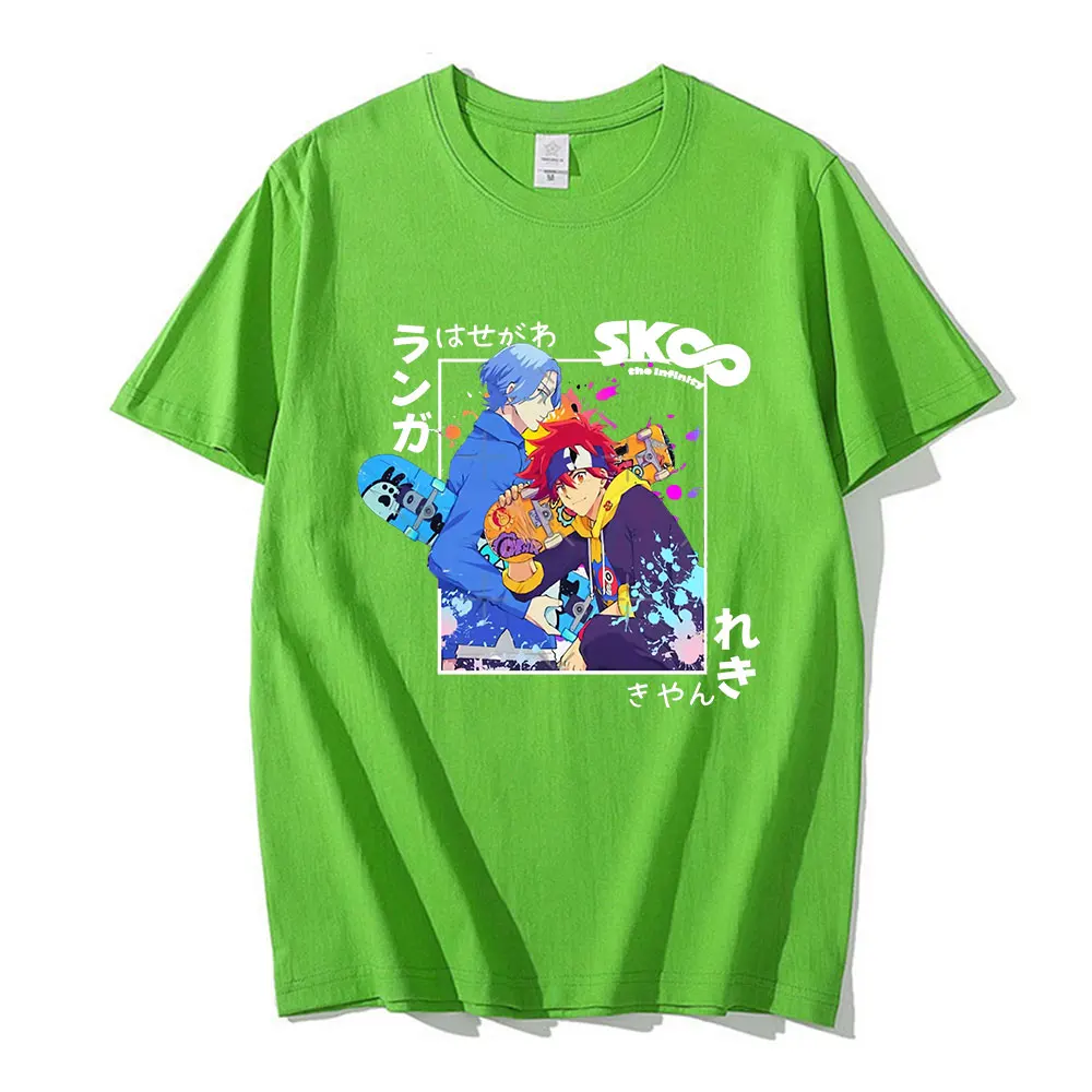 

Classic Japanese Anime SK8 The Infinity T Shirt Men Cool Cartoon Skateboard Boys Graphic Tees Harajuku Couples Tops T-shirt Male