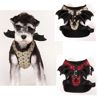 fashion pet dog harness leash training walk vest small medium dogs cat bat wings harness with leash set chihuahua pet products