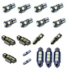 14 шт. canbus W5W C5W Белый Автомобильный светодиодный светильник интерьерные лампы Комплект для 1998-2002 Land Cruiser Prado карта купольная дверная лампа Plug n Play 12 В