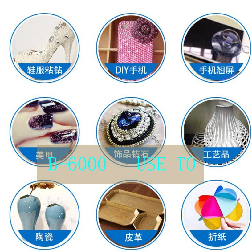

10Pcs B-6000Glue 3ml use diy diamond Handmade making diamond painting tools