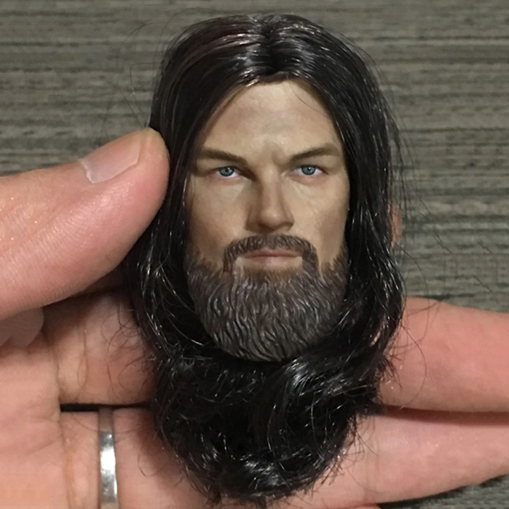 

In Stock 1/6 Scale Collectible The Revenant Leonardo DiCaprio Head Sculpt Carved Model for 12 Inches Body