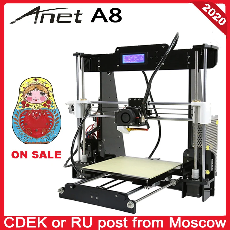 ANET A8 3D принтер Настольный уровень Creality/размер печати 220*220*240/DIY печать ABS PLA