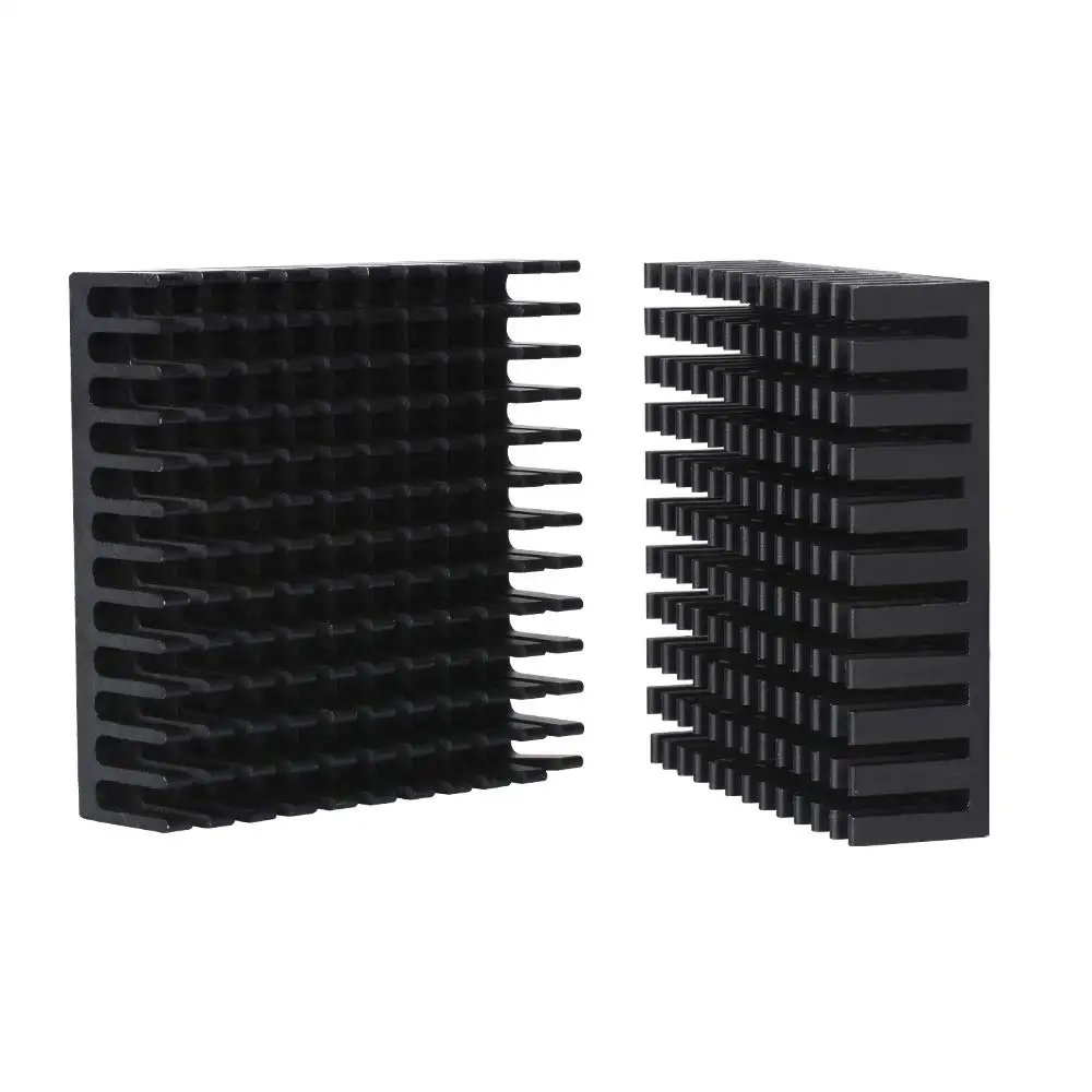 Черный радиатор алюминиевый теплоотвод для 42 шаговых двигателей с 3D принтом 4 шт.