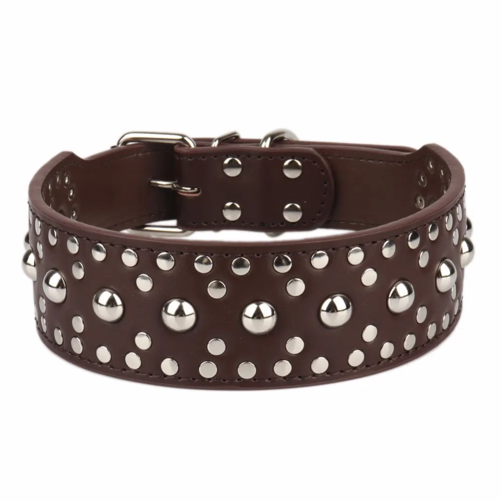 Ошейники для больших собак из натуральной кожи|dog collar|big dog collarhalsband hond |