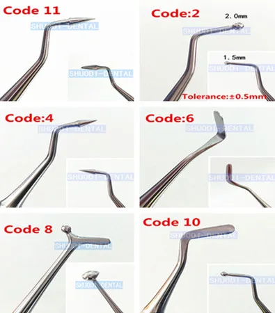 4 шт набор/6 набор композиционный стоматологический инструмент для наполнения