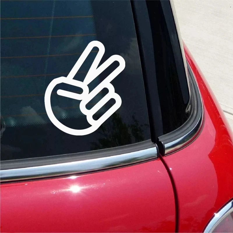 Измельченные mcm Смешные автомобильные наклейки виниловые серебряные/черные для