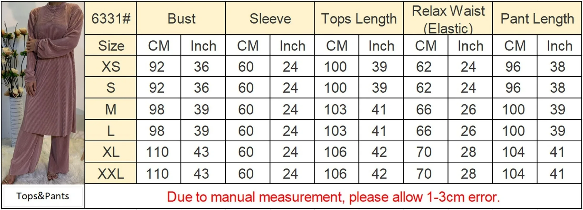 

Muslim Sets Muslim Fashion Arabic Solid Color Pleated Middle East Arab Dubai Abaya Turkey Muslim Women Two-piece Suit Donsignet
