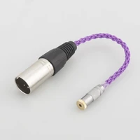 new hifi 4pin xlr balanced male to 2 5mm trrs balanced female audio adapter cable 2 5mm trrs to xlr balanced cable connector