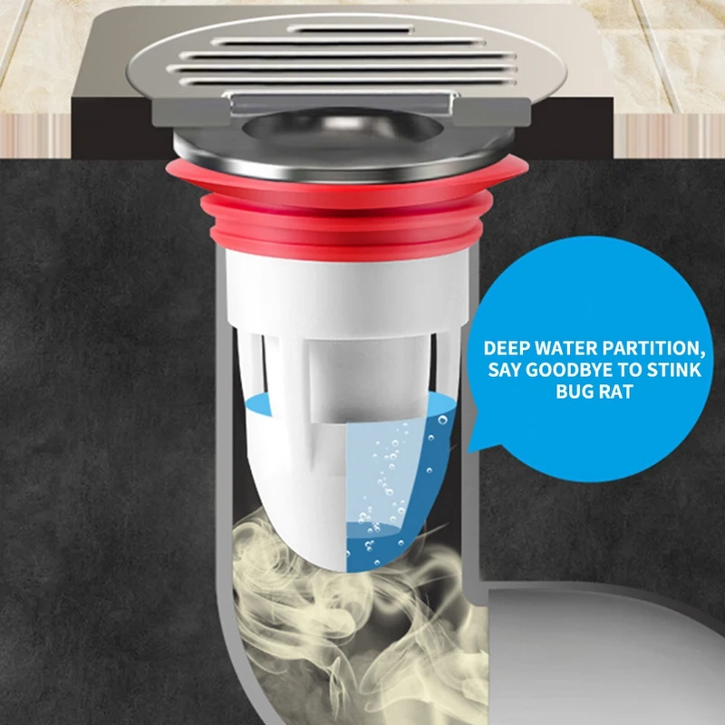 

HOT-Toilet Deodorant Floor Drain Core Toilet Floor Drain Bathroom Inner Core Sewer Pest Control Anti-Odor Artifact