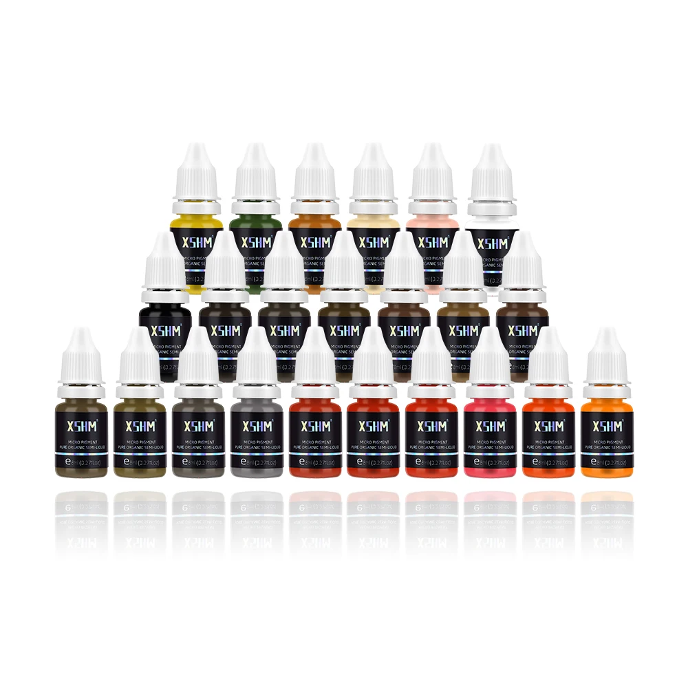 23 Цвета полуперманентный макияж чернила для бровей губ линия глаз цвет