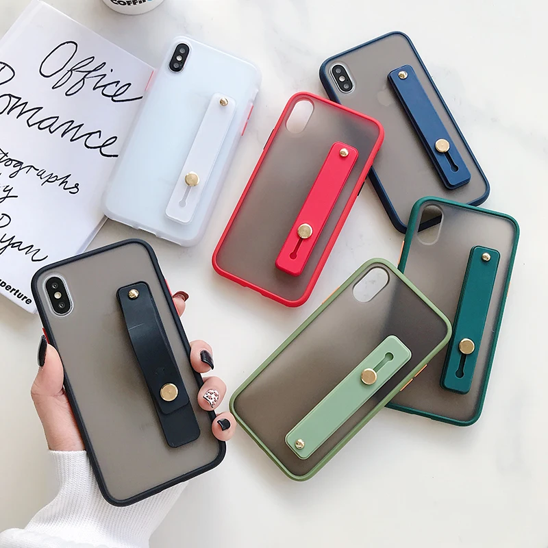 A9 2020 A5 чехол с подставкой для Oppo Realme 6 Pro X2 XT X C2 5 6i 5i ремешком на запястье Reno 2 Z 2Z 2F 3 K1