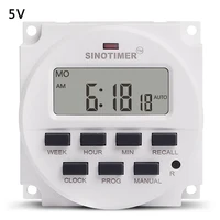 tm618h dc 12v 24v ac 110v 120v 220v 230v volt voltage output digital 7 days weekly programmable timer switch time relay control