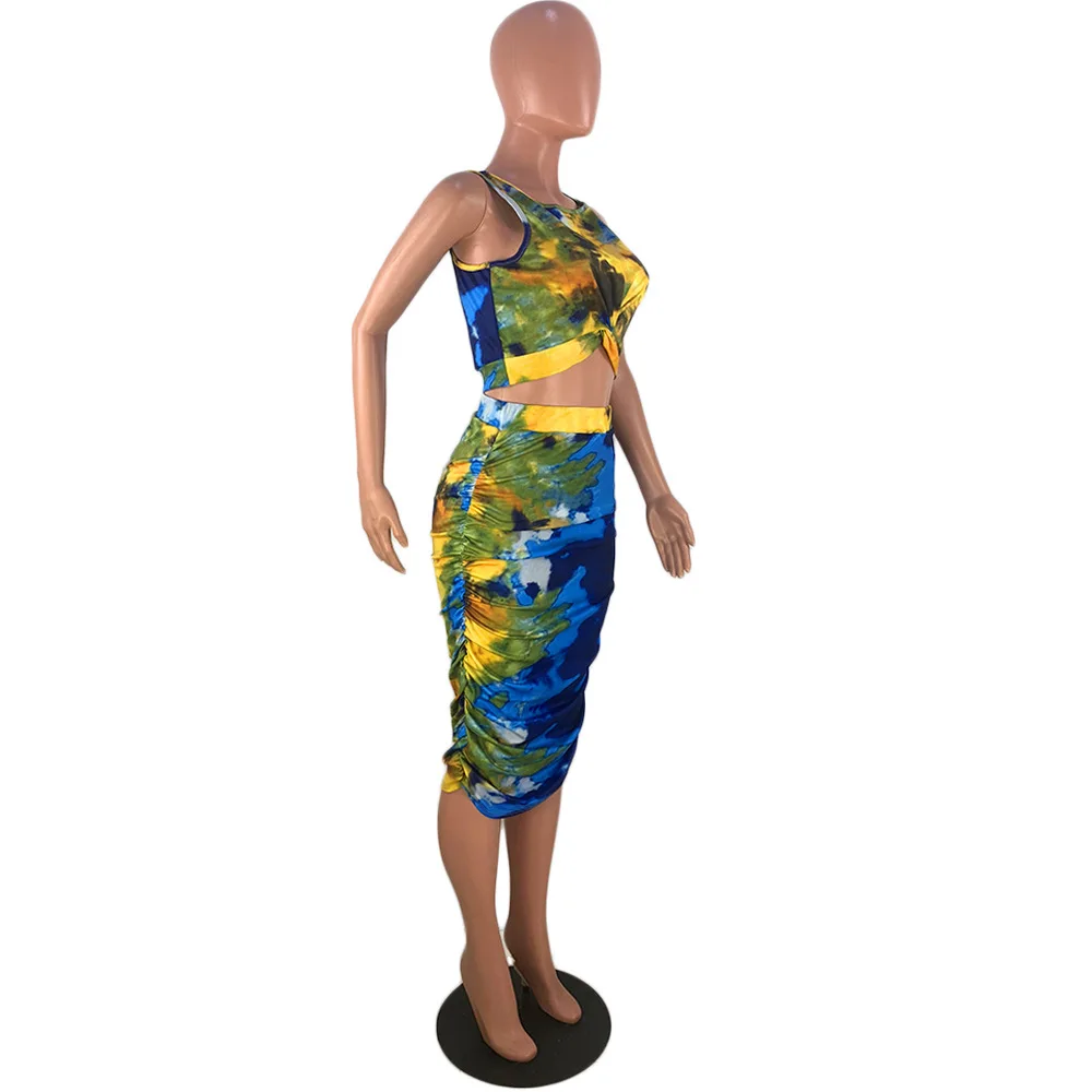 

Crop Top Set Matching Sets for Women Summer 2020 Two Piece Skirt and Top Set 2 Piece Skirt Set Crop Woman Two Piece Outfit Set