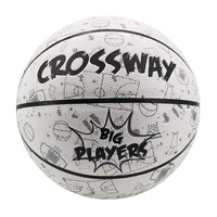 crossway street basketball adult match basket ball size57 pu standard basketbol for girls with pump net bag outdoor sport gift