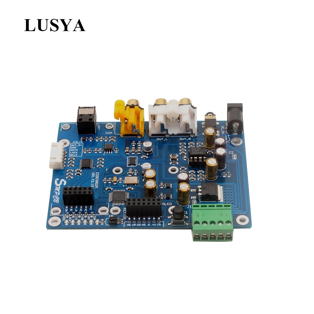 

ЦАП DSD декодер Lusya ES9038 Q2M поддерживает IIS DOP 32 бит 384 кГц DSD512 T0157