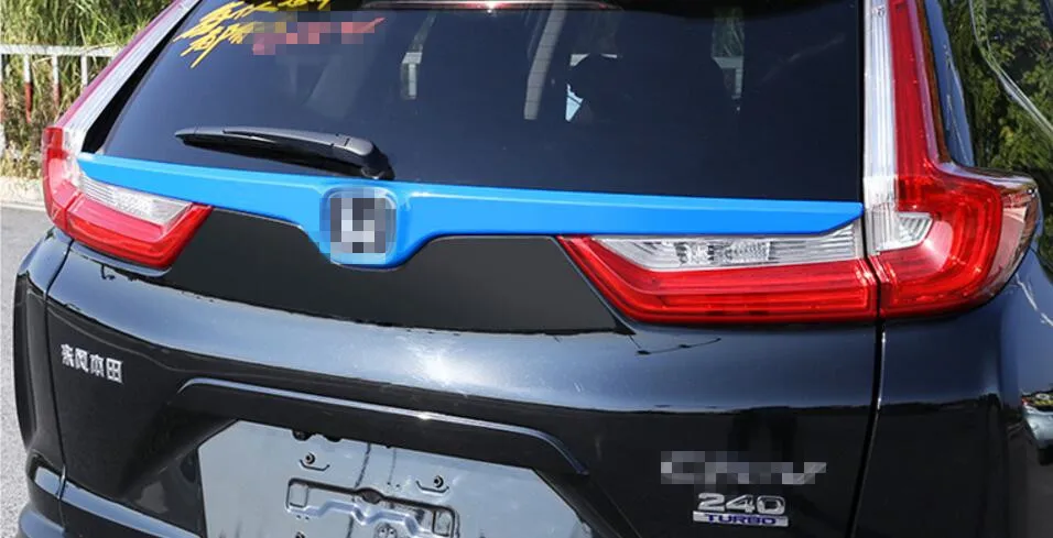 Для Honda CRV 2017 ABS Хромированная Автомобильная Задняя Крышка багажника защитная