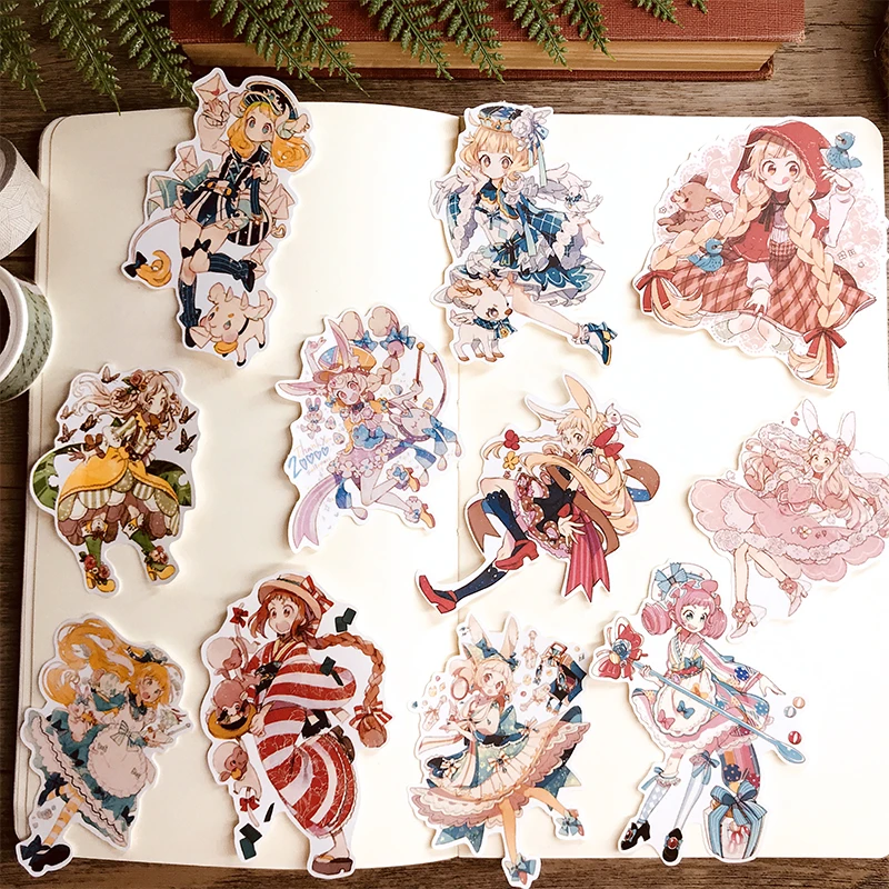 11 шт. аниме девушка мечтает рук наклейка на холодильник чемодан скейтборд