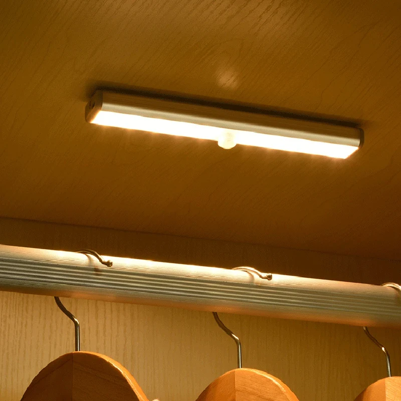 

New UV LED Motion Sensor Cabinet Light, Wireless Dimmable Wardrobe Light, Wall Light, Portable LED Light, Under Cabinet Lighting