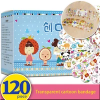 120pcs band aid wound dressing sterile hemostasis stickers first aid bandage emergency kit adhesive medical plaster cute cartoon