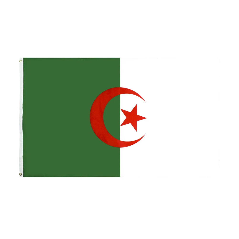 

2021 Jennifer Hanging 90*150cm Algeria Flag for Decoration