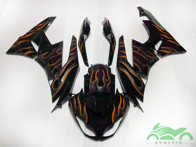Пользовательские обтекатели комплект для KAWASAKI Ninja ZX6R 2009 2010 2011 2012 ABS спортивные