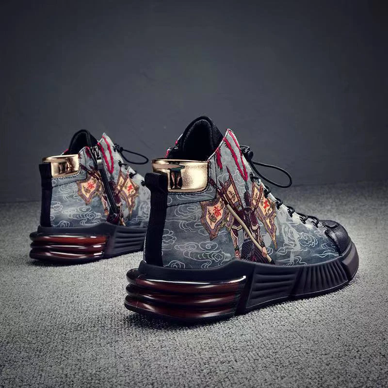 

Новая модная обувь, мужская спортивная и повседневная обувь, мужская обувь, новая кожаная обувь с высоким верхом на осень и зиму