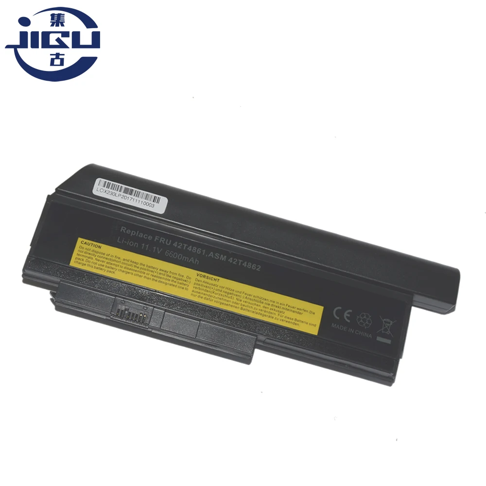 

JIGU 9CELLS Laptop Battery 42T4901 42T4902 42T4863 42Y4864 0A36282 0A36283 For LENOVO X230 X220 X220i X220s Series