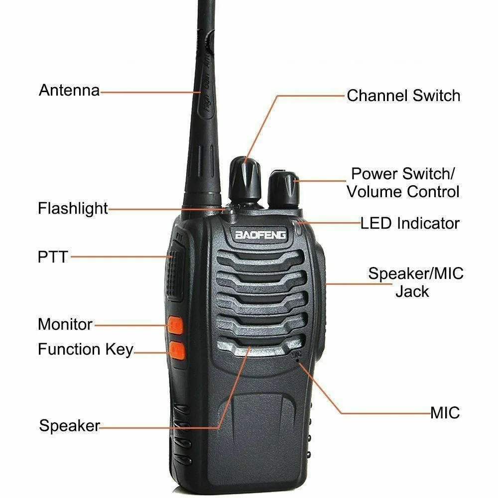 Фото 2022 Original New 2PC or 4PCS Baofeng BF-888S Walkie Talkie UHF 5/10W 400-470MHz BF888s BF 888S Cheap Two Way Radio Transceiver Мобильные 2022 Original New 2PC or 4PCS Baofeng BF-888S Walkie Talkie UHF 5/10W 400-470MHz BF888s BF 888S Cheap Two Way Radio Transceiver Мобильные