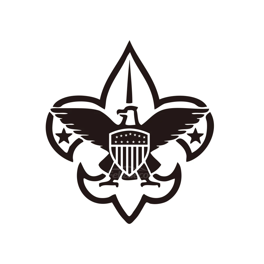 Стоячий орел с щитком привязанный к груди автомобильные наклейки для окна