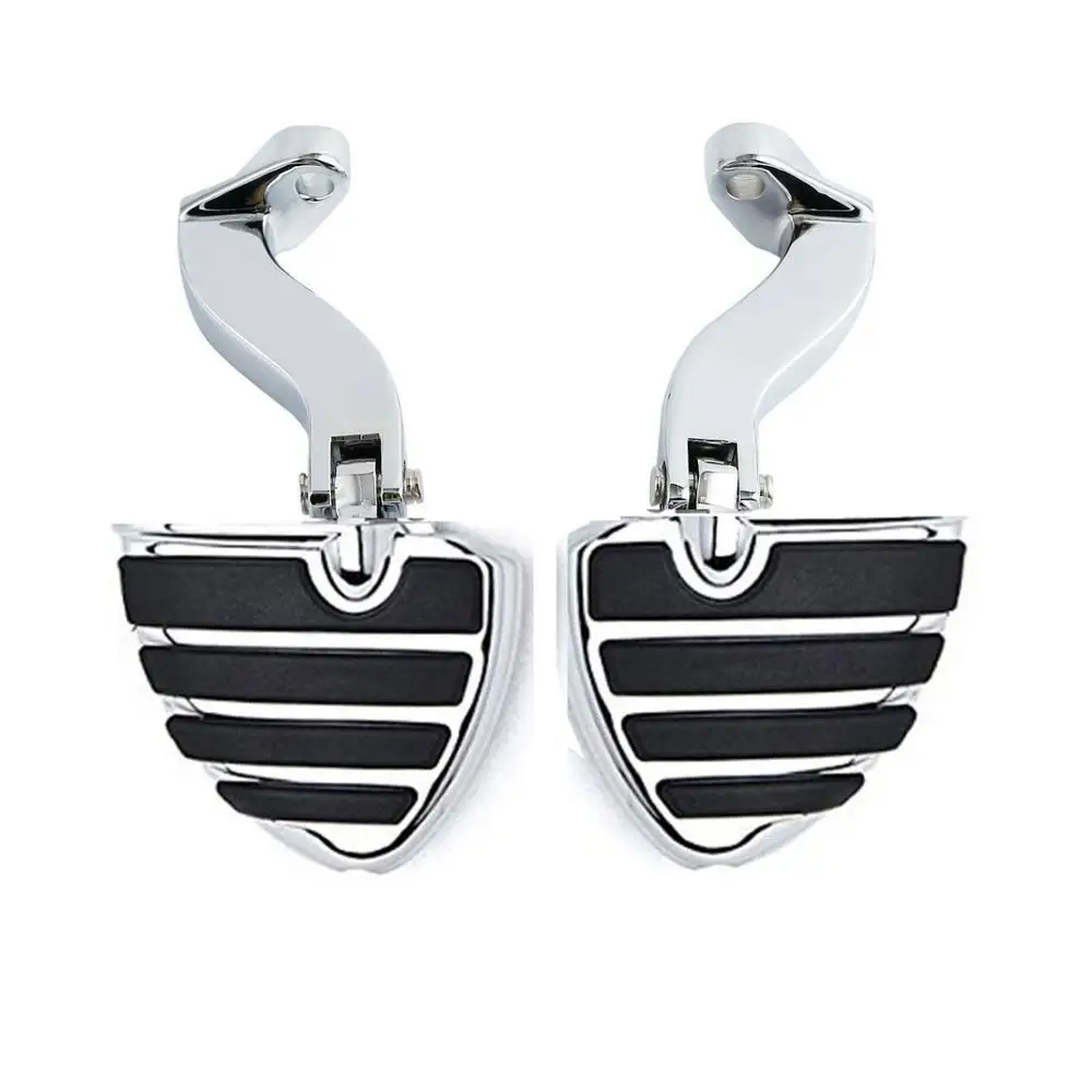 Ножная педаль Акулий плавник пассажира с кронштейном для Harley Electra Glide Street Road King