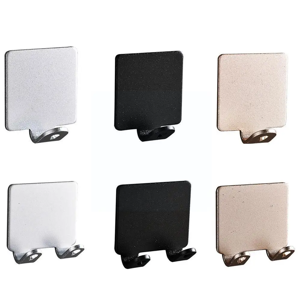 

Punch-free Hook Space Aluminum Shaver Hook Plug Wall Hook F2C2