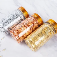 3d foil nail art 10g gold silver foil nail art gold nail stickers nails decoration sequins for nail charms diy nail accessories