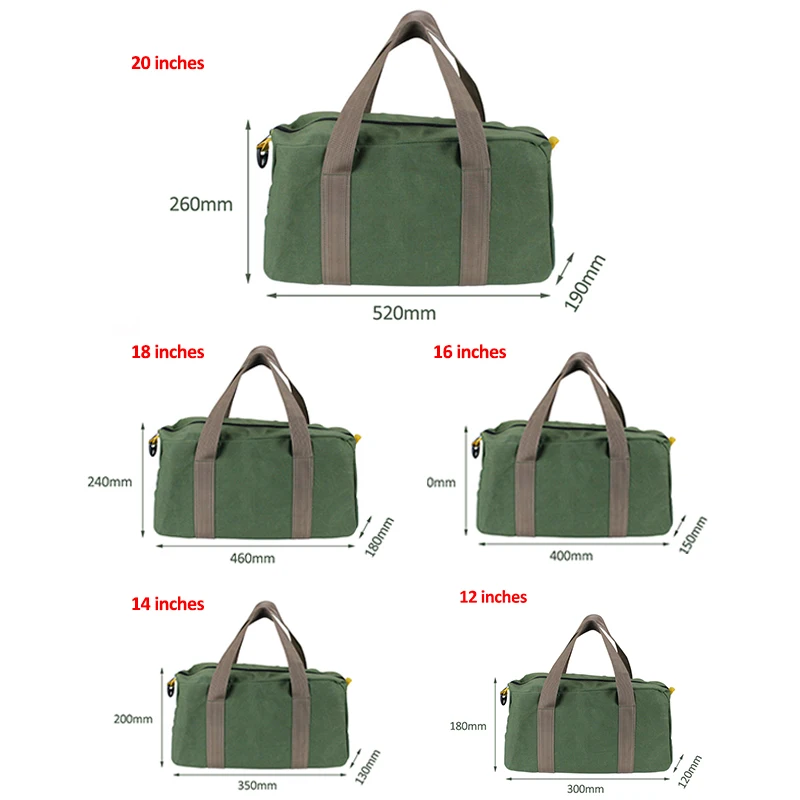 Large Capacity Tool Bag Multifunction Waterproof Oxford Canvas Hand Storage Carry Bags Portable Metal Toolkit Organizer | Инструменты