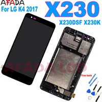 5 0 for lg k4 2017 x230 lcd display touch screen digitizer assembly with frame or no frame for k7 2017 x230dsf x230k lcd