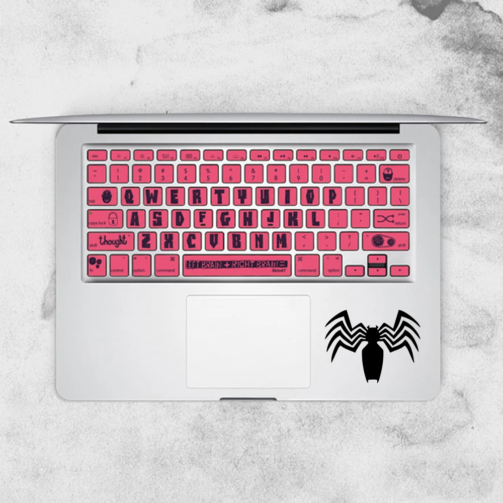 

Exquisite Cartoon Spider Removable laptop Stickers Notebook Touchpad Skin Decal