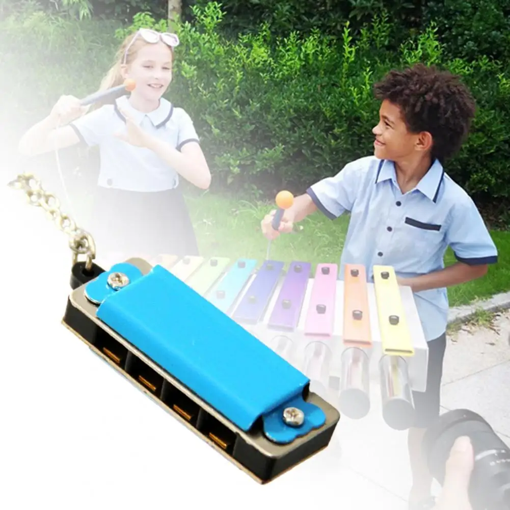 

Attractive Lightweight Functional Musical Instrument Toys Harmonica Pendant Mini Harmonic Pendant for Party