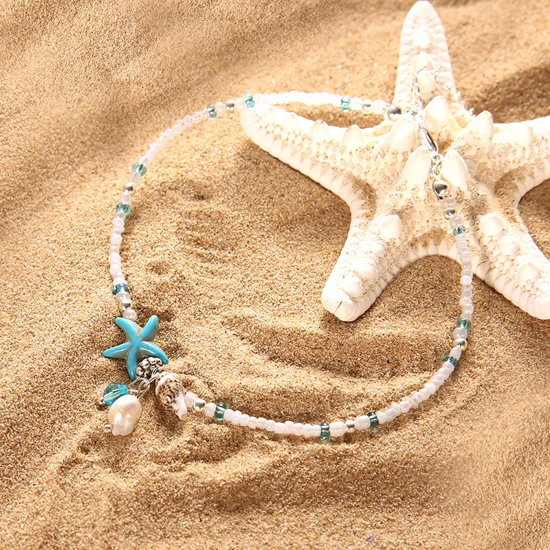 

Accessories Conch Rice Zhuhai Star Anklet Female Feet Fashion Trend Jewelry Spring Use for Female Jewelry Gift Boho