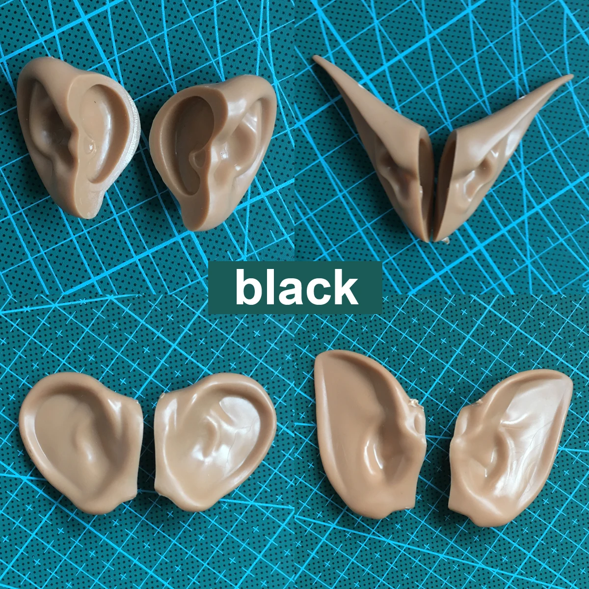 Blyth Кукольное ухо для diy ваш blyth makeuo белый натуральный загар темная и супер черная