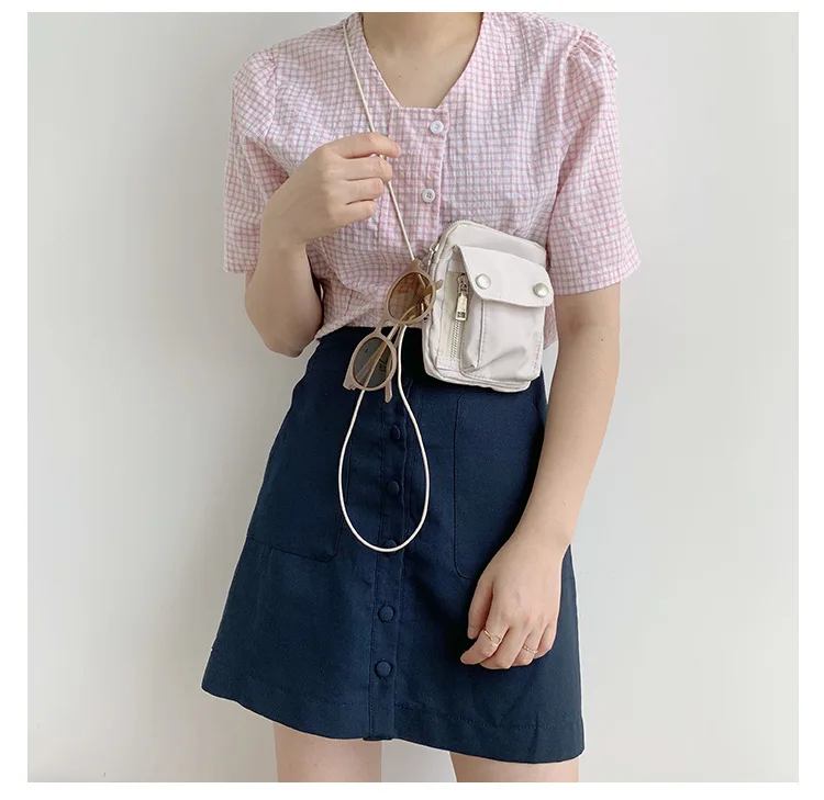 Модная Холщовая Сумка Ins с регулируемой длиной многофункциональная забавная