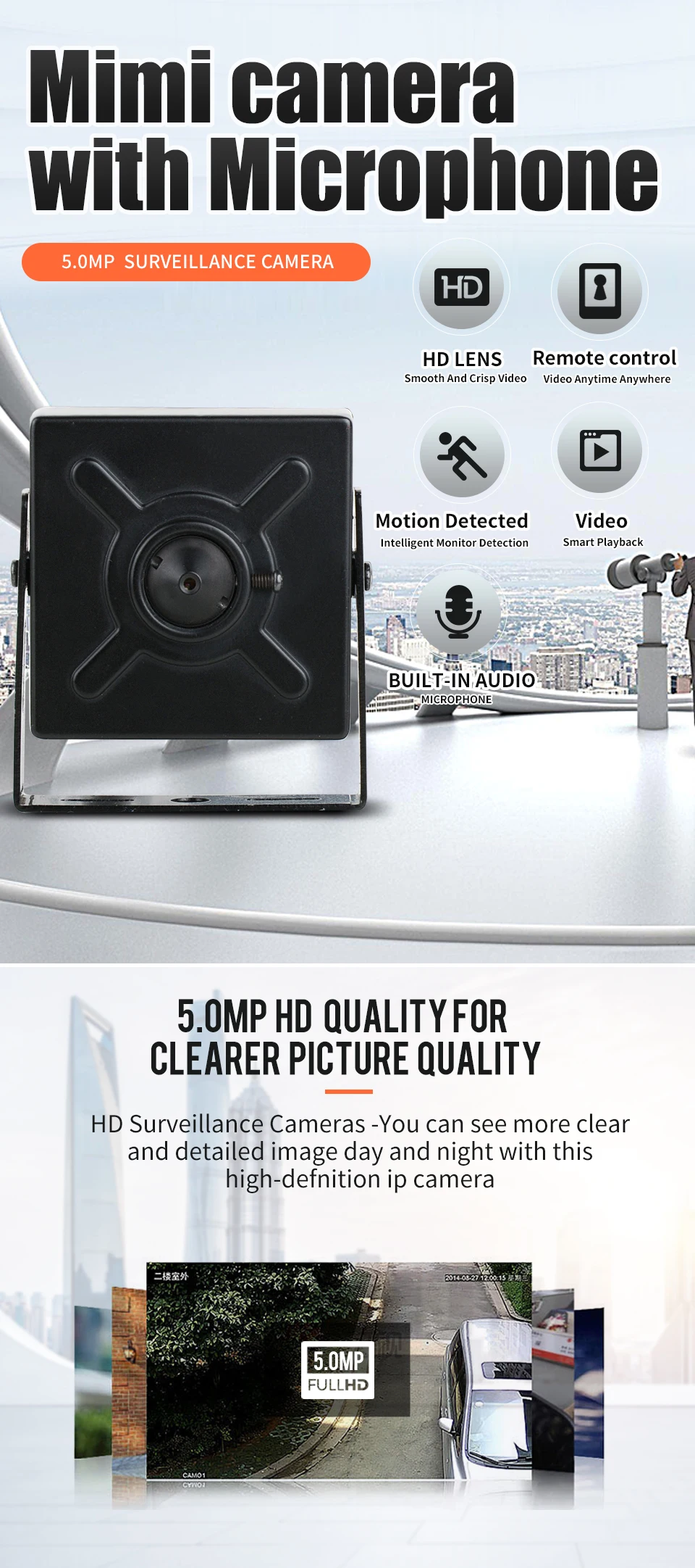 Numenworld IP камера 5.0MP POE HD веб-камера Мини CCTV видео аудио камера ONVIF P2P RTSP камера наблюдения для дома