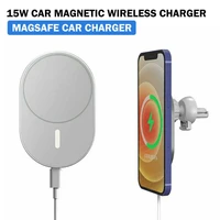 15w wireless charger mag safe car vent mount magnetic for iphone 12 pro max mini
