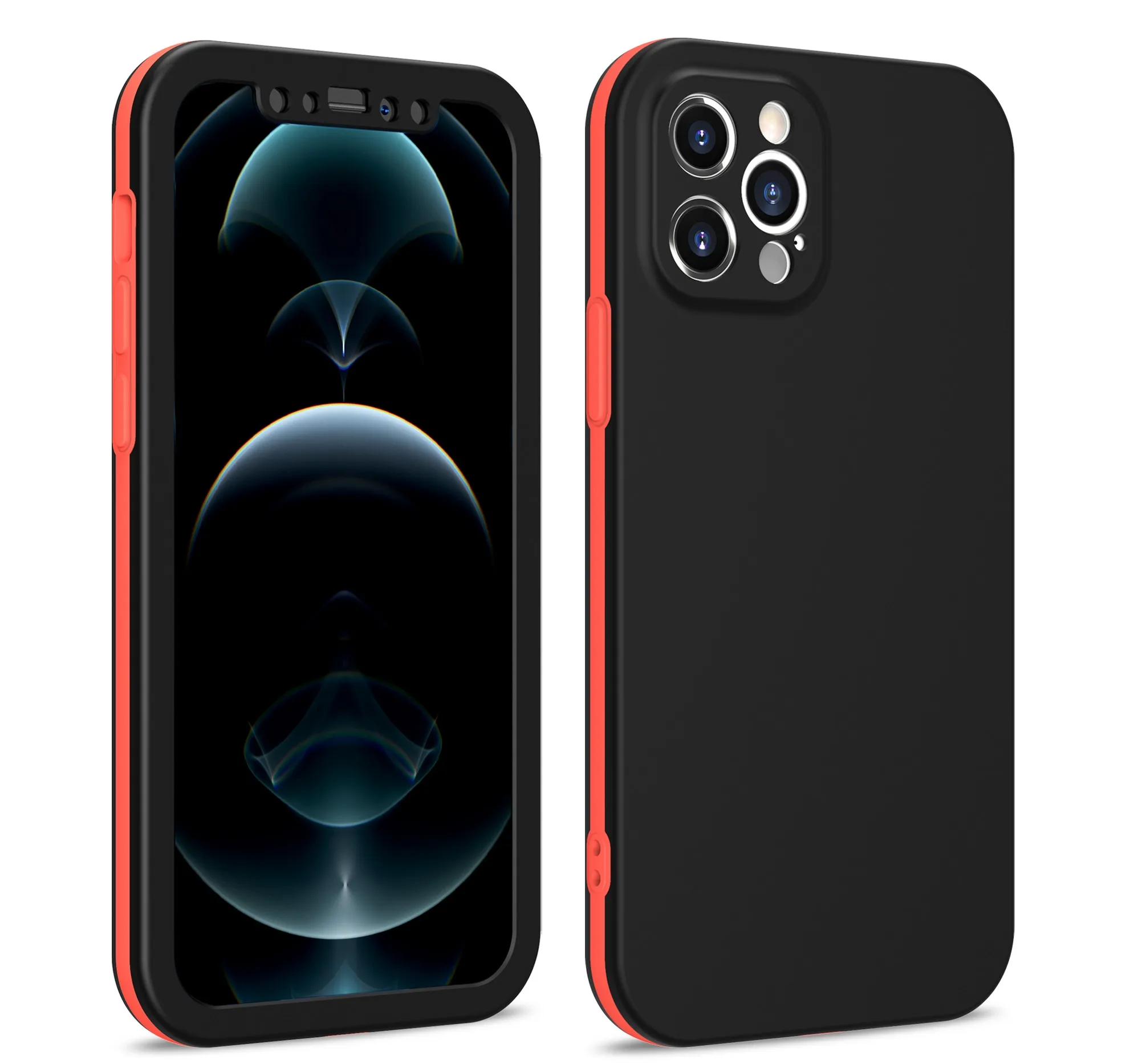 Двухцветный противоударный чехол 360 для iPhone 6 Plus X XS XR Max 6S 7 8 SE 2020 11 12 13 Pro Mini новый