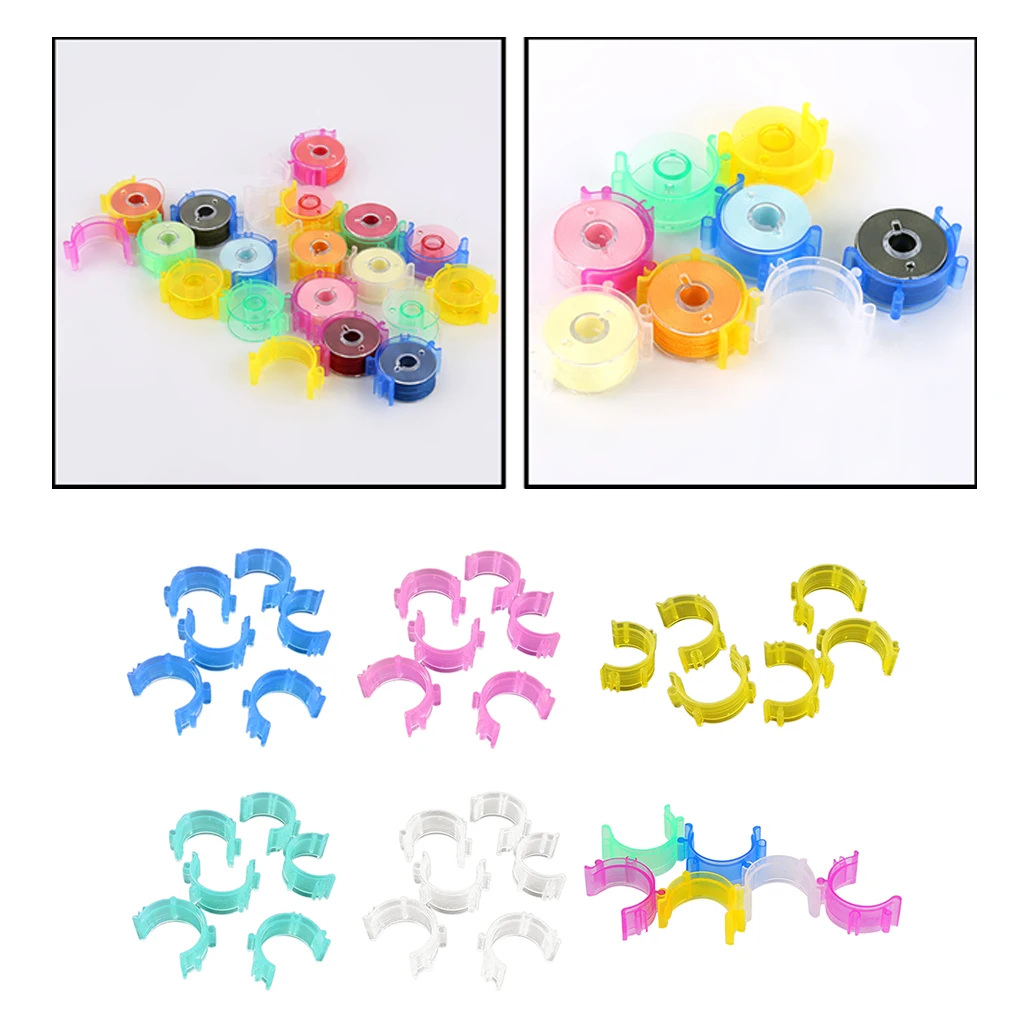 

50Pcs Sewing Bobbin Small Clips Sewing Tool Accessory Thread Holder Organizing