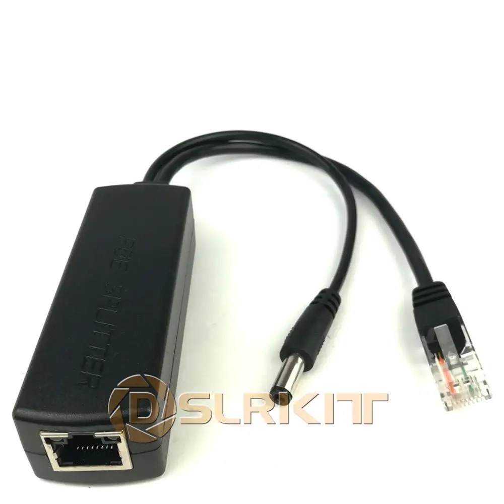 DSLRKIT 5 5x2 1 мм DC В 2.4A активный сплиттер PoE Power Over Ethernet 802.3af | Безопасность и защита